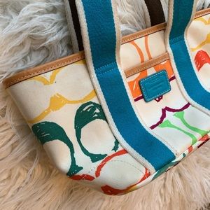 COACH Multicolor Handbag 💗